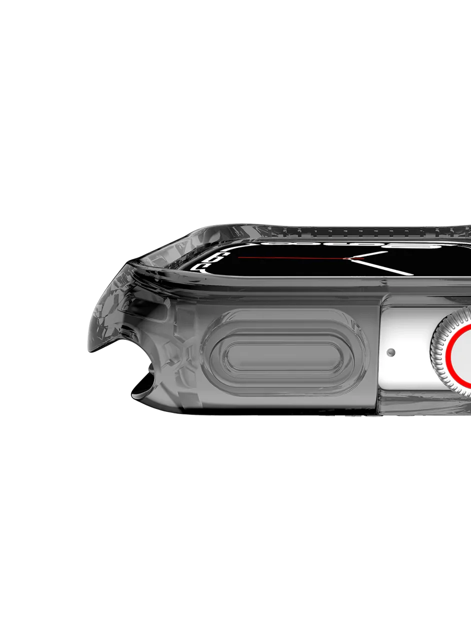Itskins Spectrum Clear Series Case For Apple Watch 40/41Mm - Smoke - Tashqila Itskins Spectrum Clear Series Case For Apple Watch 40/41Mm - Smoke - Tashqila